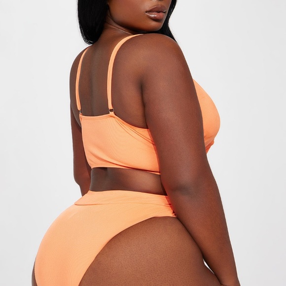 Fashion Nova Joanna 2 piece bikini set size 2X sold out online great coverage - Picture 2 of 4